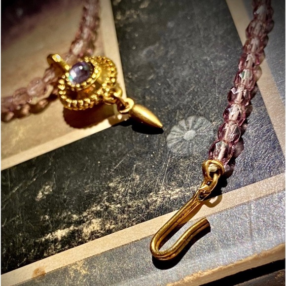 Vintage beaded statement necklace - Picture 9 of 12